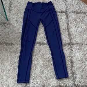 Lululemon indigo running/training leggings
